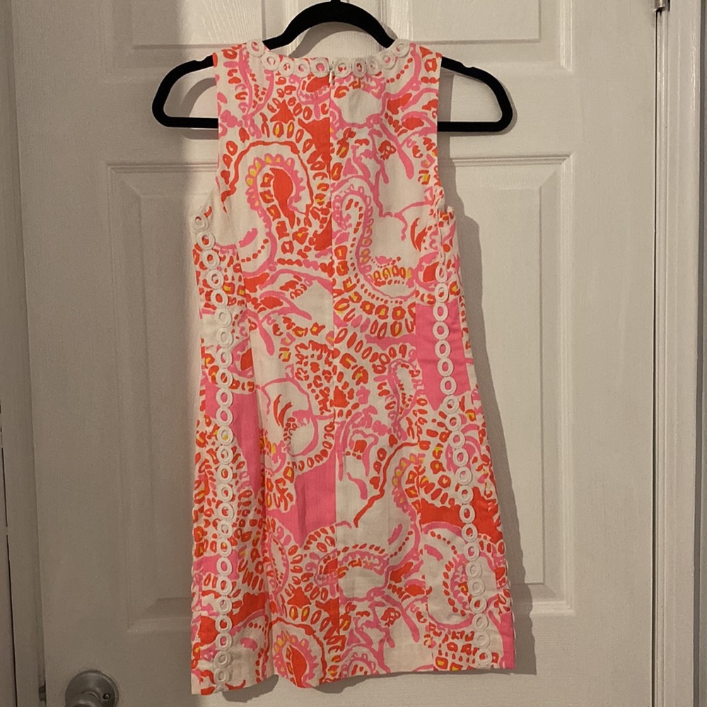 Lilly Pulitzer Trunk in Love Mila Shift Dress 00 - Picture 2 of 7